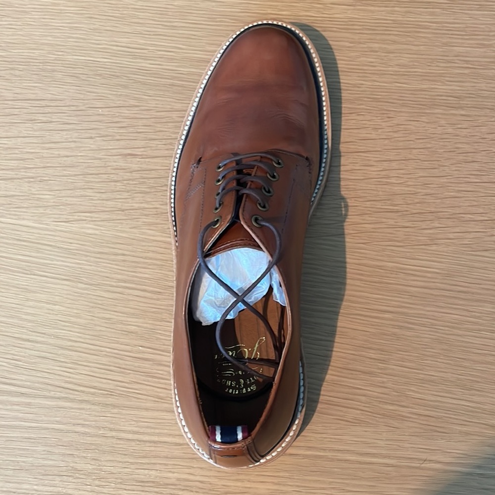 J.Crew Men’s Burnished Sienna Dress Shoes Size 9